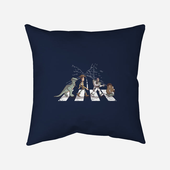 Friendship Road-None-Removable Cover w Insert-Throw Pillow-retrodivision