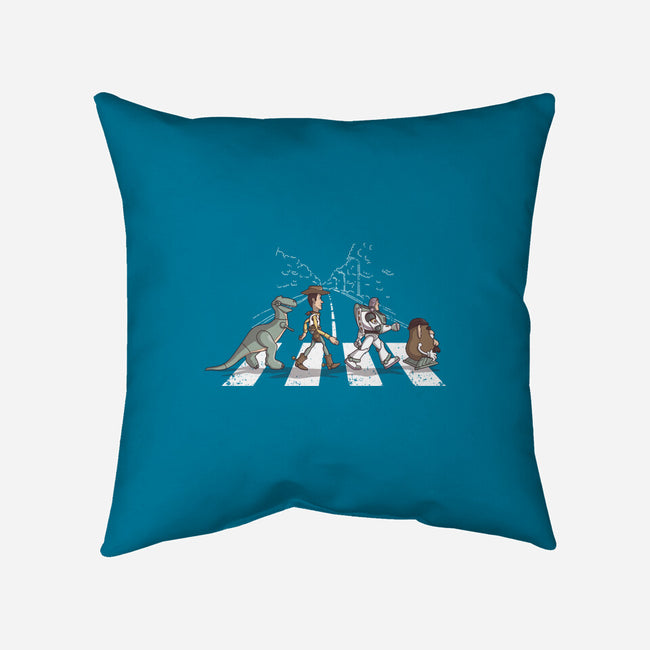 Friendship Road-None-Removable Cover w Insert-Throw Pillow-retrodivision