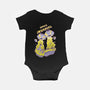 Space Invaders-Baby-Basic-Onesie-Under Flame