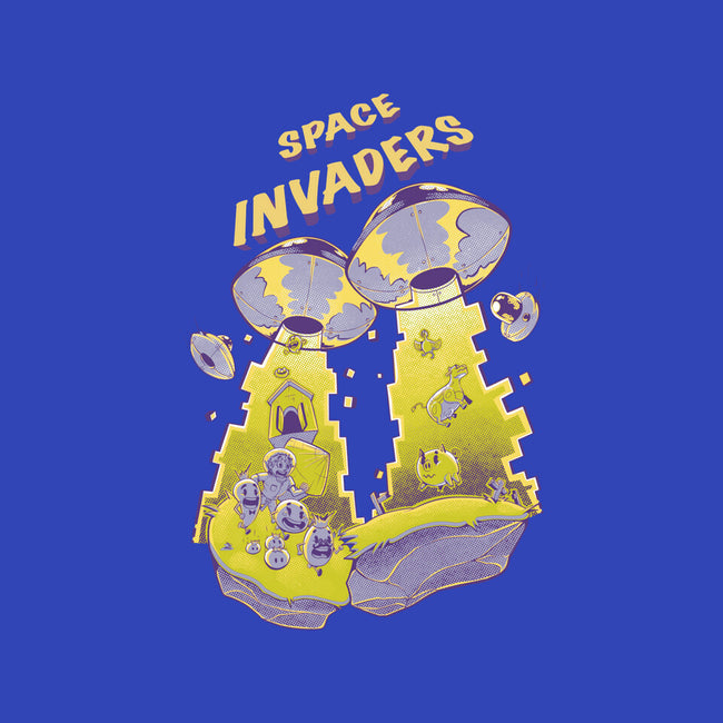 Space Invaders-Baby-Basic-Onesie-Under Flame