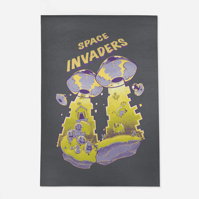 Space Invaders-None-Indoor-Rug-Under Flame