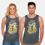 Space Invaders-Unisex-Basic-Tank-Under Flame