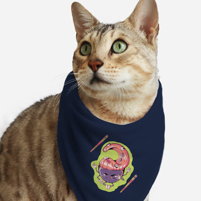 Peace Ramen-Cat-Bandana-Pet Collar-Under Flame