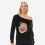 Peace Ramen-Womens-Off Shoulder-Sweatshirt-Under Flame