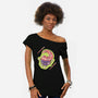 Peace Ramen-Womens-Off Shoulder-Tee-Under Flame