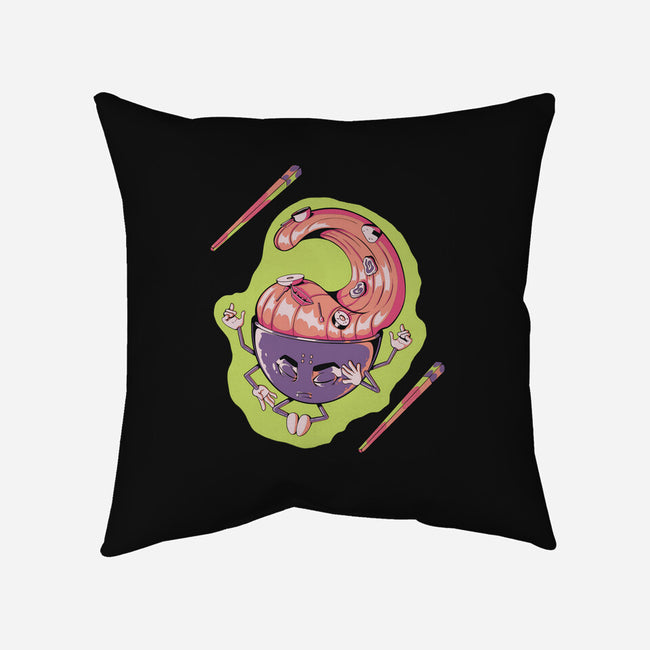 Peace Ramen-None-Removable Cover-Throw Pillow-Under Flame