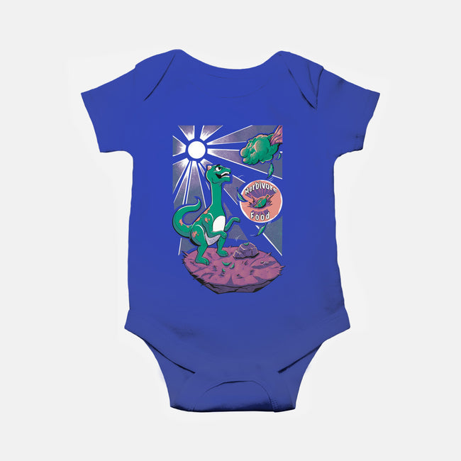 Herbivore Food-Baby-Basic-Onesie-Under Flame