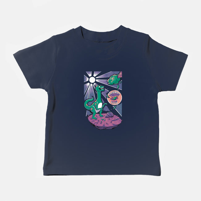 Herbivore Food-Baby-Basic-Tee-Under Flame