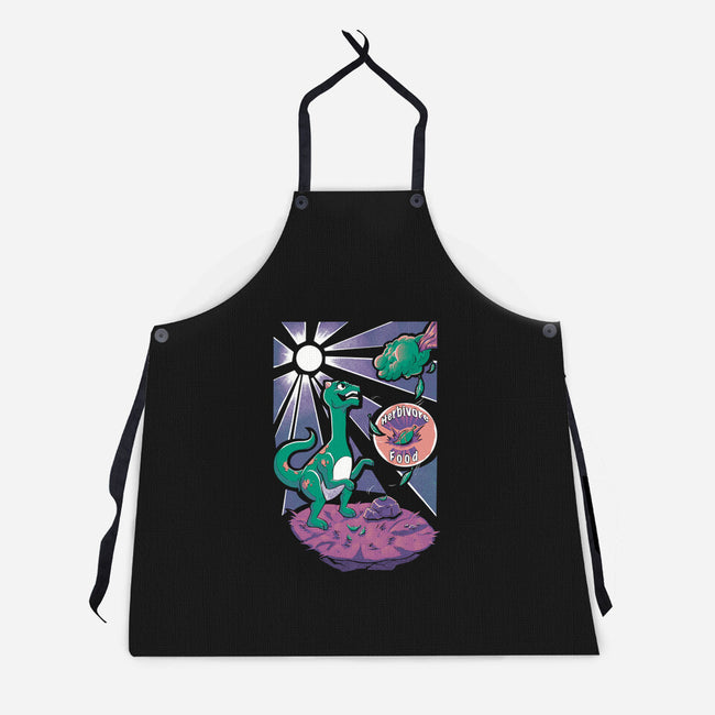 Herbivore Food-Unisex-Kitchen-Apron-Under Flame