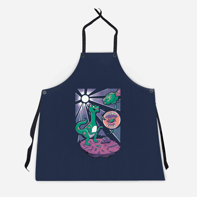 Herbivore Food-Unisex-Kitchen-Apron-Under Flame