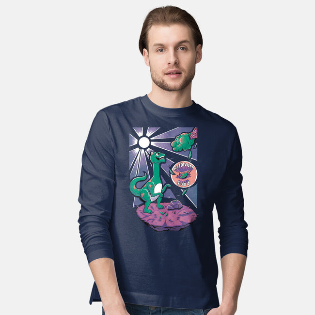 Herbivore Food-Mens-Long Sleeved-Tee-Under Flame