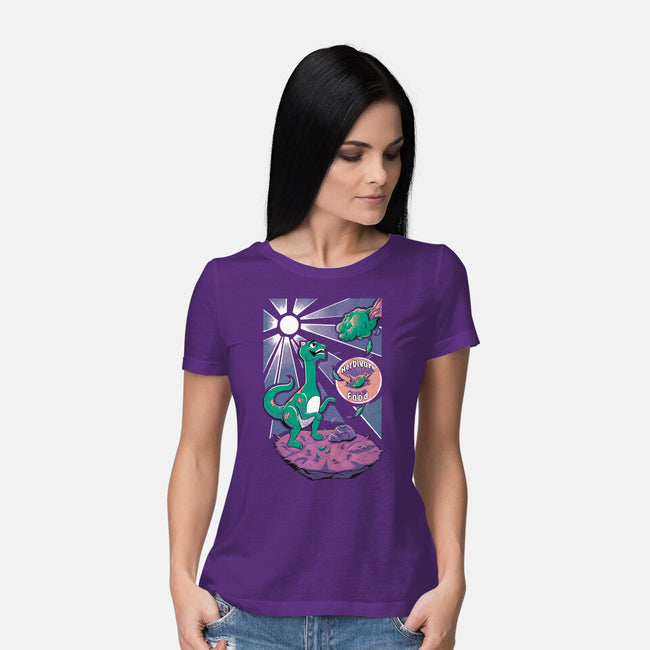 Herbivore Food-Womens-Basic-Tee-Under Flame