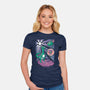 Herbivore Food-Womens-Fitted-Tee-Under Flame