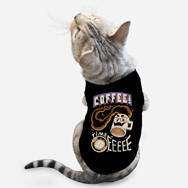 Coffee Time-Cat-Basic-Pet Tank-Under Flame