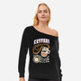 Coffee Time-Womens-Off Shoulder-Sweatshirt-Under Flame