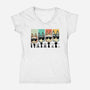 Reservoir Heelers-Womens-V-Neck-Tee-retrodivision