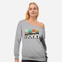 Reservoir Heelers-Womens-Off Shoulder-Sweatshirt-retrodivision