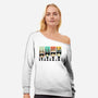 Reservoir Heelers-Womens-Off Shoulder-Sweatshirt-retrodivision