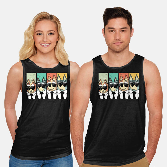 Reservoir Heelers-Unisex-Basic-Tank-retrodivision