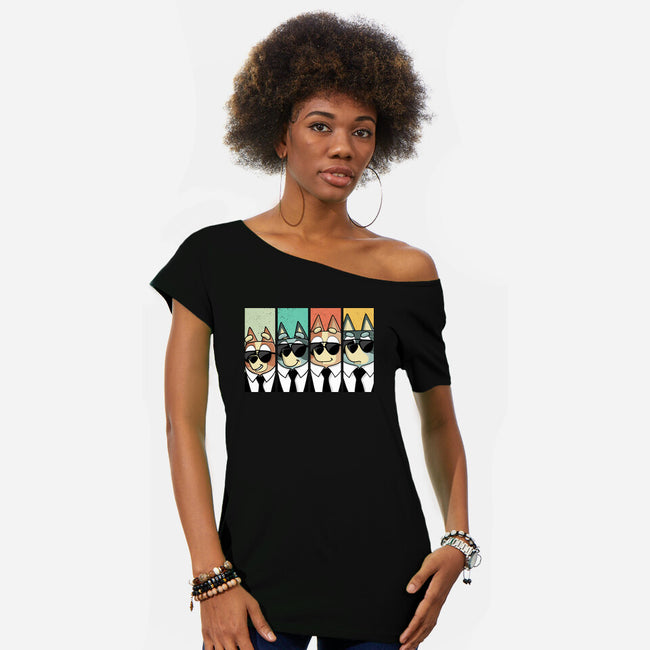 Reservoir Heelers-Womens-Off Shoulder-Tee-retrodivision