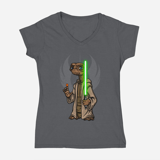 Use The Force Elliot-Womens-V-Neck-Tee-drbutler