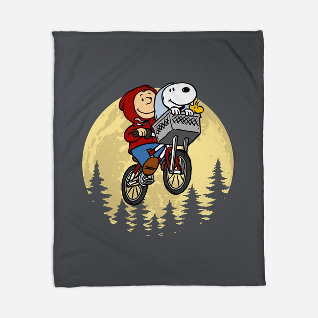 The Extraterrestrial Beagle-None-Fleece-Blanket-drbutler