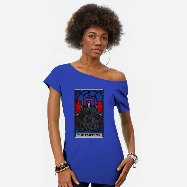 The Emperor-Womens-Off Shoulder-Tee-drbutler