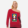 The Beagle-Womens-Off Shoulder-Sweatshirt-drbutler