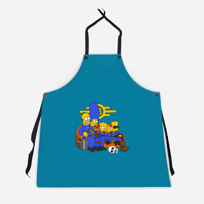 Nuclear Family-Unisex-Kitchen-Apron-drbutler