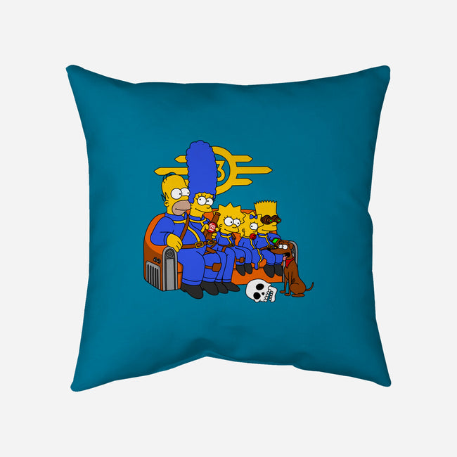 Nuclear Family-None-Removable Cover-Throw Pillow-drbutler