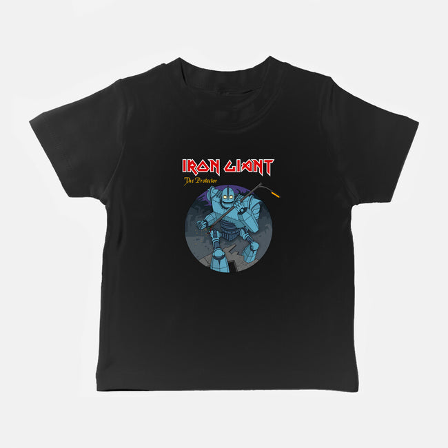 Iron Giant Protector-Baby-Basic-Tee-drbutler