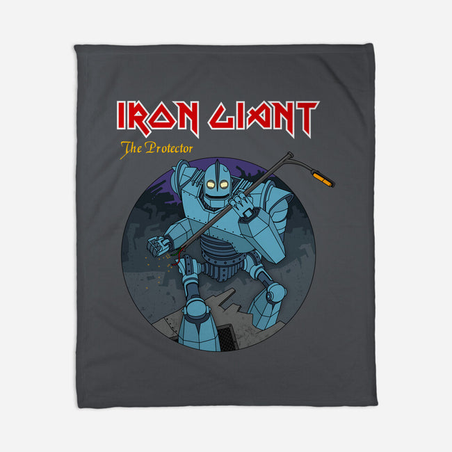 Iron Giant Protector-None-Fleece-Blanket-drbutler