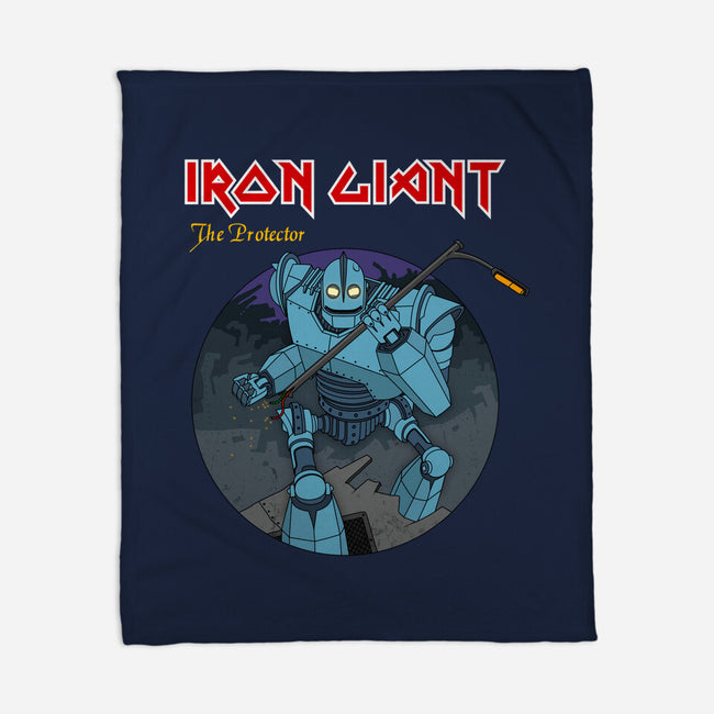 Iron Giant Protector-None-Fleece-Blanket-drbutler