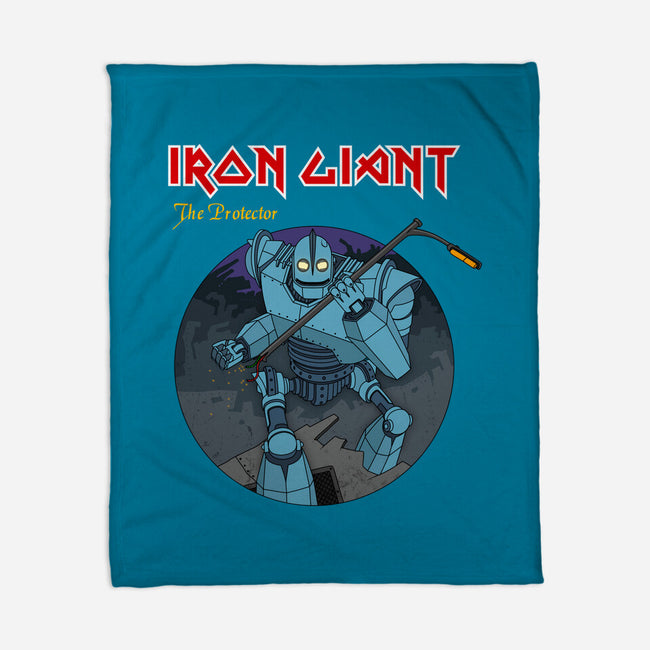 Iron Giant Protector-None-Fleece-Blanket-drbutler