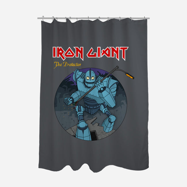 Iron Giant Protector-None-Polyester-Shower Curtain-drbutler