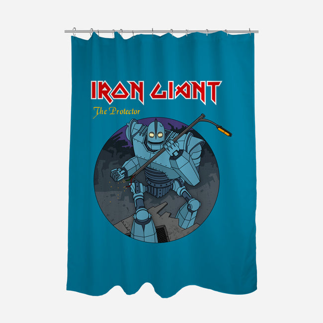 Iron Giant Protector-None-Polyester-Shower Curtain-drbutler