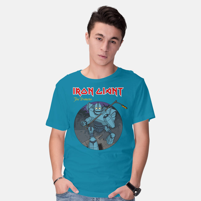 Iron Giant Protector-Mens-Basic-Tee-drbutler