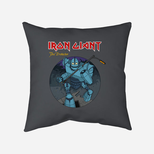 Iron Giant Protector-None-Removable Cover-Throw Pillow-drbutler