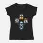 Clone Rhapsody-Womens-V-Neck-Tee-drbutler