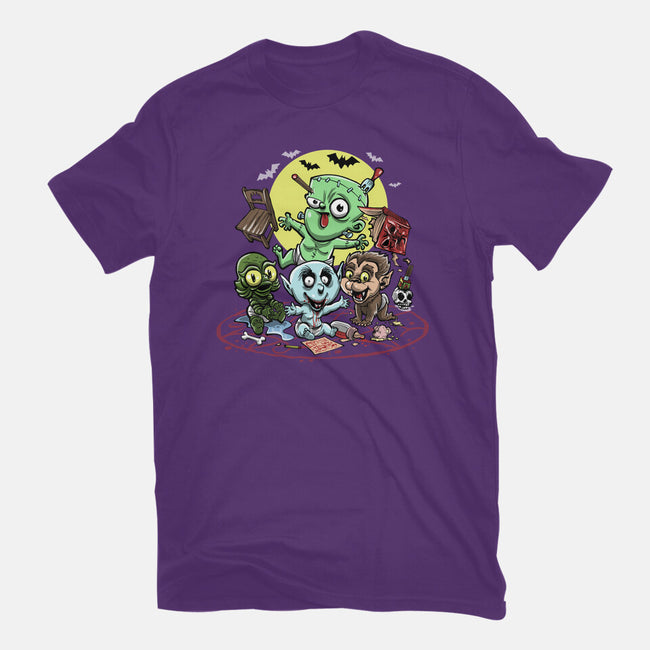 Monster Nursery-Womens-Fitted-Tee-zascanauta