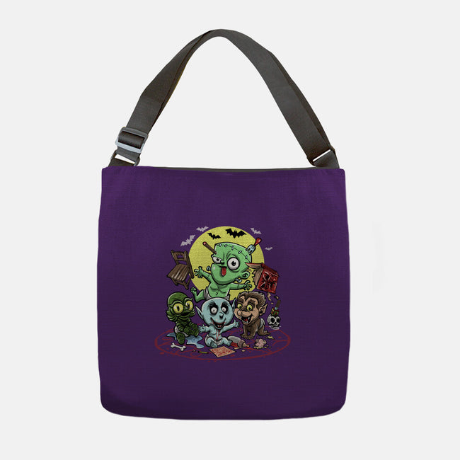 Monster Nursery-None-Adjustable Tote-Bag-zascanauta