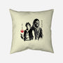 The Smugglers Sumi-e-None-Removable Cover-Throw Pillow-DrMonekers