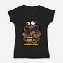 Chewie Cookies-Womens-V-Neck-Tee-jrberger