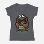 Chewie Cookies-Womens-V-Neck-Tee-jrberger