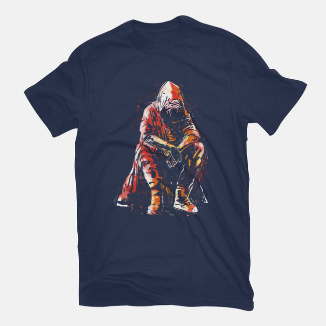 Sad Kylo-Womens-Basic-Tee-kharmazero