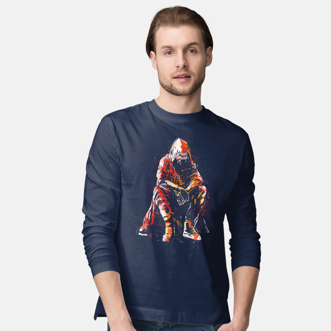 Sad Kylo-Mens-Long Sleeved-Tee-kharmazero