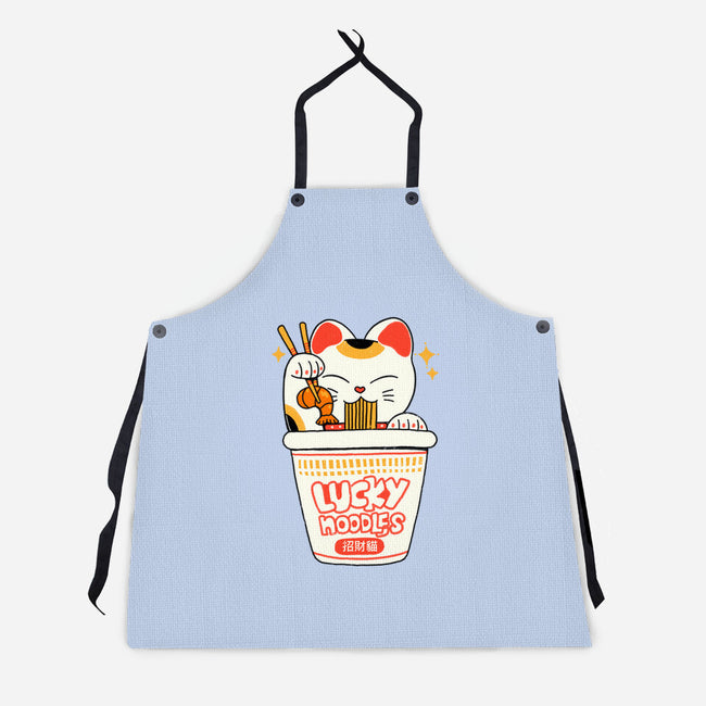 Lucky Magic Noodles-Unisex-Kitchen-Apron-ppmid