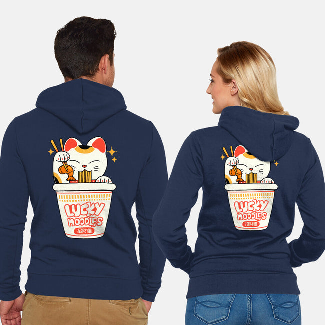 Lucky Magic Noodles-Unisex-Zip-Up-Sweatshirt-ppmid