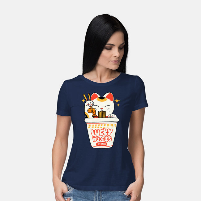 Lucky Magic Noodles-Womens-Basic-Tee-ppmid