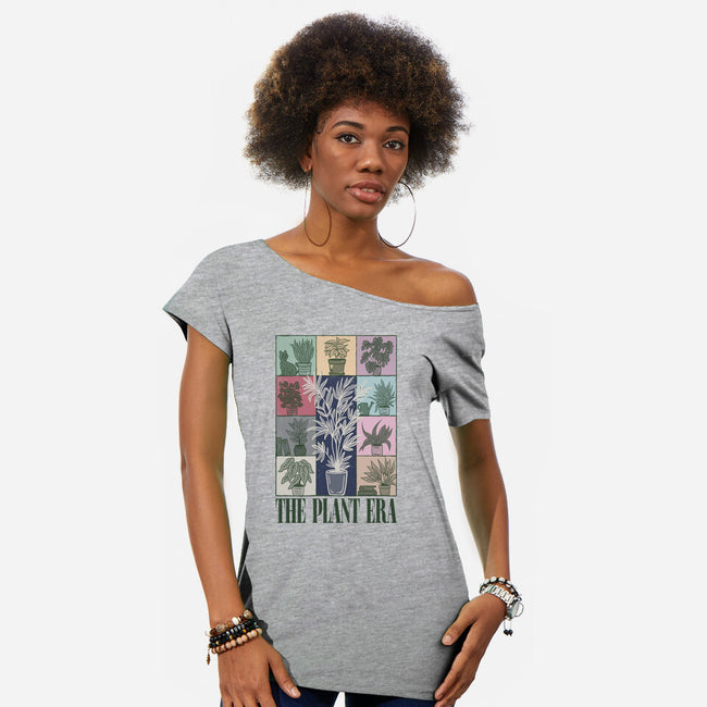 The Plant Era-Womens-Off Shoulder-Tee-NMdesign